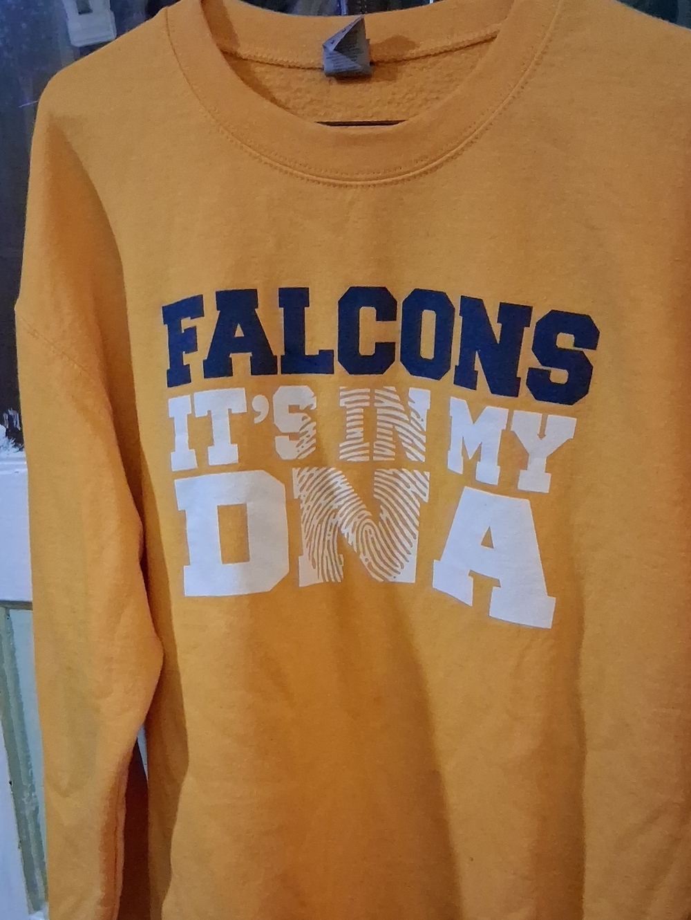 Yellow  Crewneck Sweatshirt
